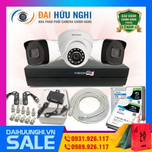 Trọn Bộ 3 Camera KBVISION Giá rẻ