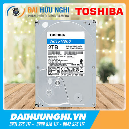 Ổ cứng HDD Toshiba 2TB V300 HDWU120UZSVA