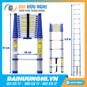 Thang nhôm rút gọn đơn Advindeq ADT214B (4m80)