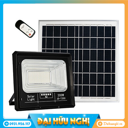 Đèn pha led năng lượng mặt trời JD-T200 200W
