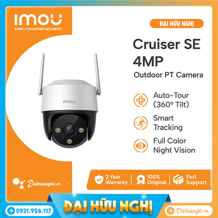 Camera wifi ngoài trời Imou Cruiser SE S41FP 4MP